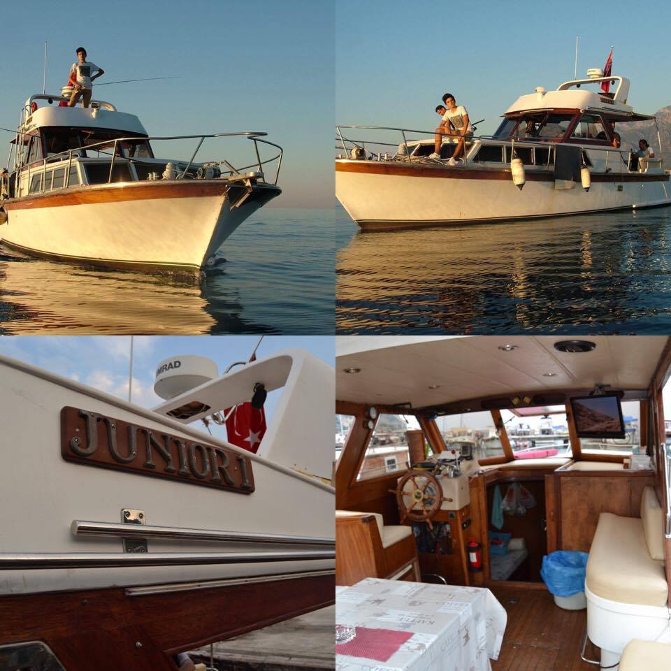 Poyraz Paşa Yatçılık - JUNIOR 1 - Teknesi - Antalya Balık Avı Turları