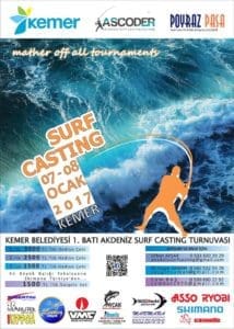 1.Batı Akdeniz Surfcasting Turnuvası