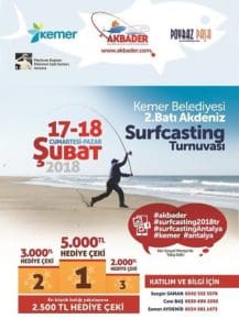 2.Batı Akdeniz Surfcasting Turnuvası